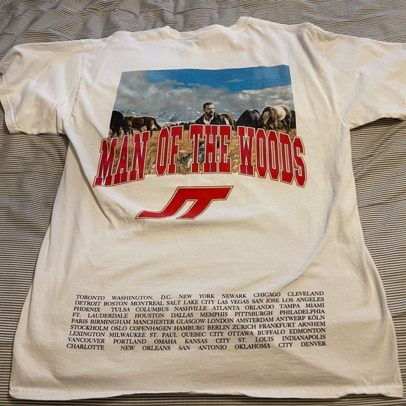 Justin Timberlake Man of the Woods tour shirt large - Picture 2 of 2